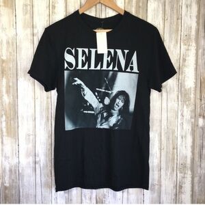 NWT Selena Black Tee